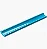 Canaleta Interna Calha Cerâmica 2,5x20 cm Azul Mar Eliane - Imagem 1