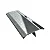 Perfil Dzero Inox 304 Escovado 30x120 cm Trans. desnivel 0 a 5mm - Imagem 1