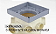 Ralo Oculto EcoPro Cinza Platina 10x10 cm - Imagem 2