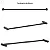 Kit Acessorios Banheiro Flow 4 Pecas Roca / Celite Preto Fosco - Imagem 6