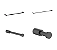 Kit Acessorios Banheiro Flow 4 Pecas Roca / Celite Preto Fosco - Imagem 2