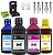 Kit 1l Tinta HP Recarga Cartucho Impressora 2874 2774 667 664 662 667xl - Imagem 2