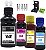 Kit Recarga Cartucho Tinta Hp 667 122 664 662 60 74 75 21 + Snap Fill - Imagem 1