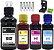Kit Recarga Cartucho Tinta Hp 667 122 664 662 60 74 75 21 + Snap Fill - Imagem 3