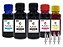 Kit 500ml Refil Tinta Compatível Impressora Epson L375 L395 L3110 L3150 - Imagem 1