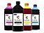 4x 500ml Tinta Compatível Impressora Epson L395 L3110 L3150 - Imagem 2