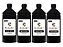 4x 500ml Tinta Black Compatível Epson L375 L395 L3110 L3150 - Imagem 1