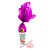 Copo Infantil Rosa com Ovo de Páscoa 180g Ao Leite - Imagem 1