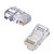 Kit com 100 Unidades Conector Rj45 Cabo Rede Lan Plug - Imagem 2