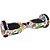Skate Elétrico Hoverboard Bluetooth de 6.5" Polegadas Branco Com Flores - 82437 - Imagem 1