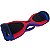 Skate Elétrico Hoverboard Original 6,5" Led com Alça - Vermelho e Azul - 27079 - Imagem 1