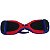 Skate Elétrico Hoverboard Original 6,5" Led com Alça - Vermelho e Azul - 27079 - Imagem 2