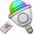 Lâmpada RGB Colorida Giratória com Caixa Caixinha de Som Bluetooth Controle - 84064 - Imagem 1