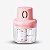 Mini Processador Triturador Cortador de Alimentos Elétrico 250ml 3 Lâminas Usb - 82542 - Imagem 5