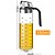 Dispenser Recipiente Garrafa de Vidro 550ml De Azeite Vinagre Pimenta Oleo Molho - 83573 - Imagem 4