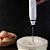 Misturador de Bebidas Mini Batedor Mixer Espumador de Leite Portátil USB Recarregável Branco - Imagem 4