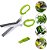 Tesoura Cortador Fatiador Manual Verde Legume Verdura Salada Couve - 83552 - Imagem 5