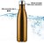 Garrafa Inox 750ml Dourada Stainless Steel - 82153 - Imagem 4