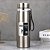 Garrafa Térmica Inox Prata 800ml de Água Café com Infusor - 82157-1 - Imagem 1
