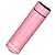 Garrafa Térmica Inox 480ml Com Termômetro Display Led Rosa - Imagem 1