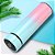 Garrafa Térmica Inox com Termômetro Digital Led Inteligente Verde e Rosa - 81516 - Imagem 1