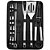 Kit De Acessórios Para Churrasco 16 Peças Petisqueira Inox - Imagem 1