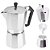 Cafeteira Tipo Italiana Prática 6 Xícaras Em Alumínio 300ml - Imagem 2
