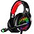 Headset Fone de Ouvido Gamer RGB Black IG-7900 com Fio - Imagem 1
