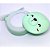 Mini Espelho de Bolsa com Led Ventilador Ursinho Usb Verde - Imagem 3
