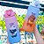 Garrafa De Água 1L 1000ml Amarela com Canudo Squeeze - Imagem 1