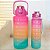 Kit 2 Garrafa 2 Litros e 900ML Grande Com Canudo C/Frases - Imagem 3