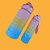 Kit 2 Garrafa 2 Litros e 900ML Rosa e Azul C/ Canudo Frases - Imagem 1