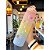 Kit 2 Garrafa 2 Litros e 900ML Rosa e Azul C/ Canudo Frases - Imagem 6