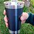 Copo Térmico de Cerveja com Tampa Abridor 500ml Azul Aço Inox - Imagem 1