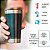 Copo Térmico de Cerveja com Tampa Abridor 500ml Azul Aço Inox - Imagem 2
