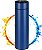 Garrafa Térmica 500ml Com Termômetro Sem Logo Lisa Azul - 82864 - Imagem 6