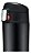 Garrafa Térmica Squeeze Academia Inox 450ml Trava Vácuo Preta - 82981 - Imagem 4