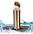 Garrafa Térmica Squeeze Academia Inox 450ml Trava Vácuo Dourada - 82981 - Imagem 1
