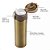 Garrafa Térmica Squeeze Academia Inox 450ml Trava Vácuo Dourada - 82981 - Imagem 4