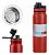 Garrafa Térmica Água  800ml Inox Quente e Frio Vácuo Duplo Vermelho - 82980 - Imagem 1