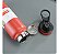 Garrafa Térmica Água  800ml Inox Quente e Frio Vácuo Duplo Vermelho - 82980 - Imagem 2