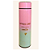 Garrafa Térmica Visor LED 450ml Degrade Termômetro Rosa e Verde - Imagem 1