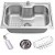 Cuba P/ Cozinha Gourmet Inox C/ Acessórios 50x40cm - 82904 - Imagem 6