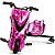 Triciclo Hoverboard Elétrico 8 polegadas Drift 350w 30kmh GALAXIA ROSA - 81926 - Imagem 3