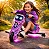Triciclo Hoverboard Elétrico 8 polegadas Drift 350w 30kmh GALAXIA ROSA - 81926 - Imagem 1