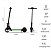 Patinete Elétrico 130w Dobrável 6,5 Polegadas Com Led 70Kg Preto - 81928 - Imagem 5