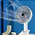 Ventilador Mini Portátil Usb Recarregável Silencioso - 82256 - Imagem 1