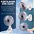 Ventilador Mini Portátil Usb Recarregável Silencioso - 82256 - Imagem 5