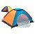 Barraca 3 A 4 Pessoas P/ Camping Parque Acampamento Azul e Amarelo - 83185 - Imagem 3