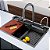 Cuba Gourmet Inox Premium C/ Cascata Torneira e Tabua PRETO - 82584 - Imagem 1